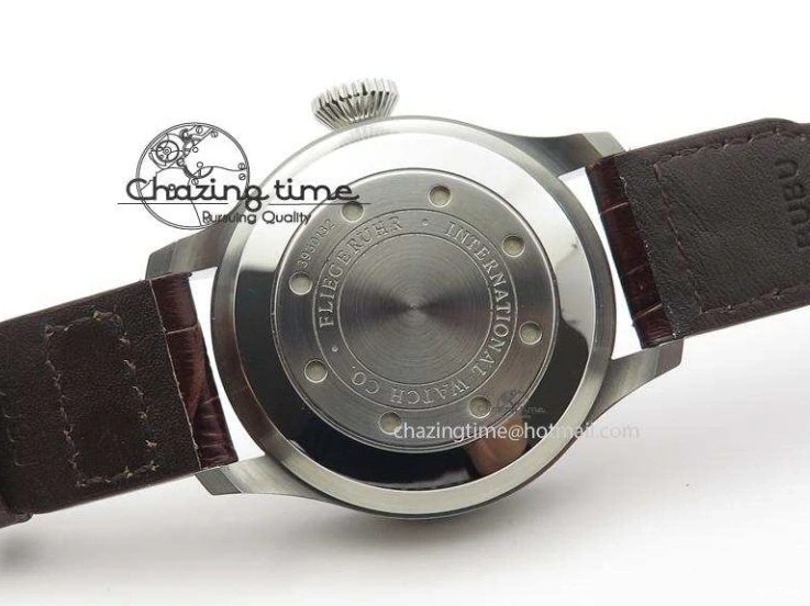 MIROTIME 0206 TechFriendly Big Pilot IW5009 Grey Dial ZF Edition Grey Dial On Brown Leather Strap A51111 (Fantasy Dial Color) 7326